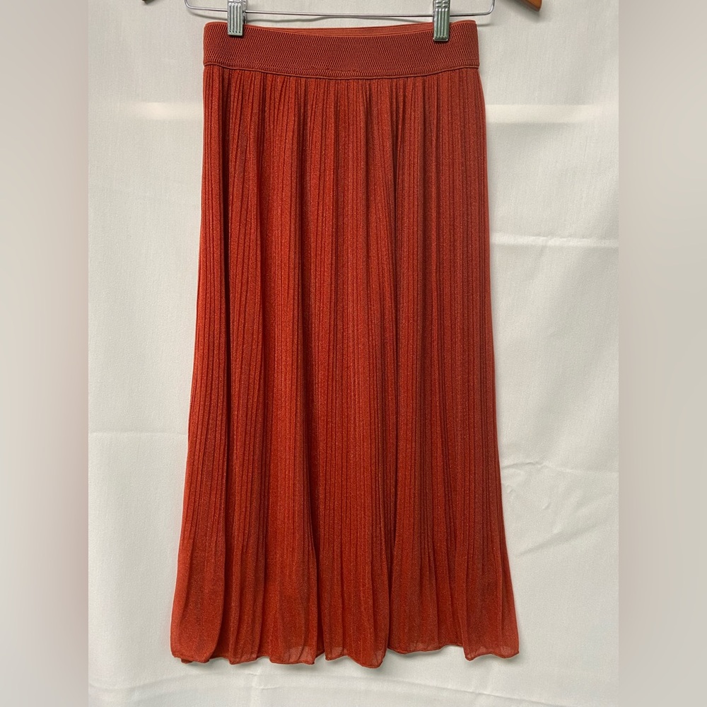 Vintage Metrowear Shimmery Pleated Skirt